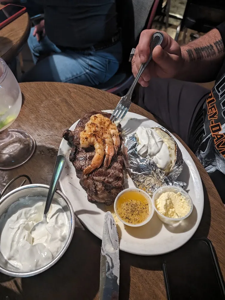 Ribeye and Shrimp Combo